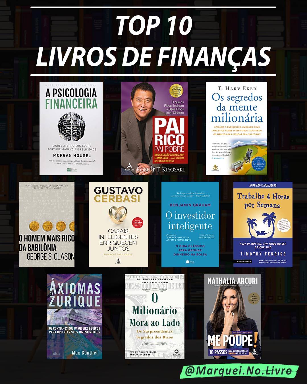 Livros de Finanças - Top 10 Mais Vendidos na Amazon