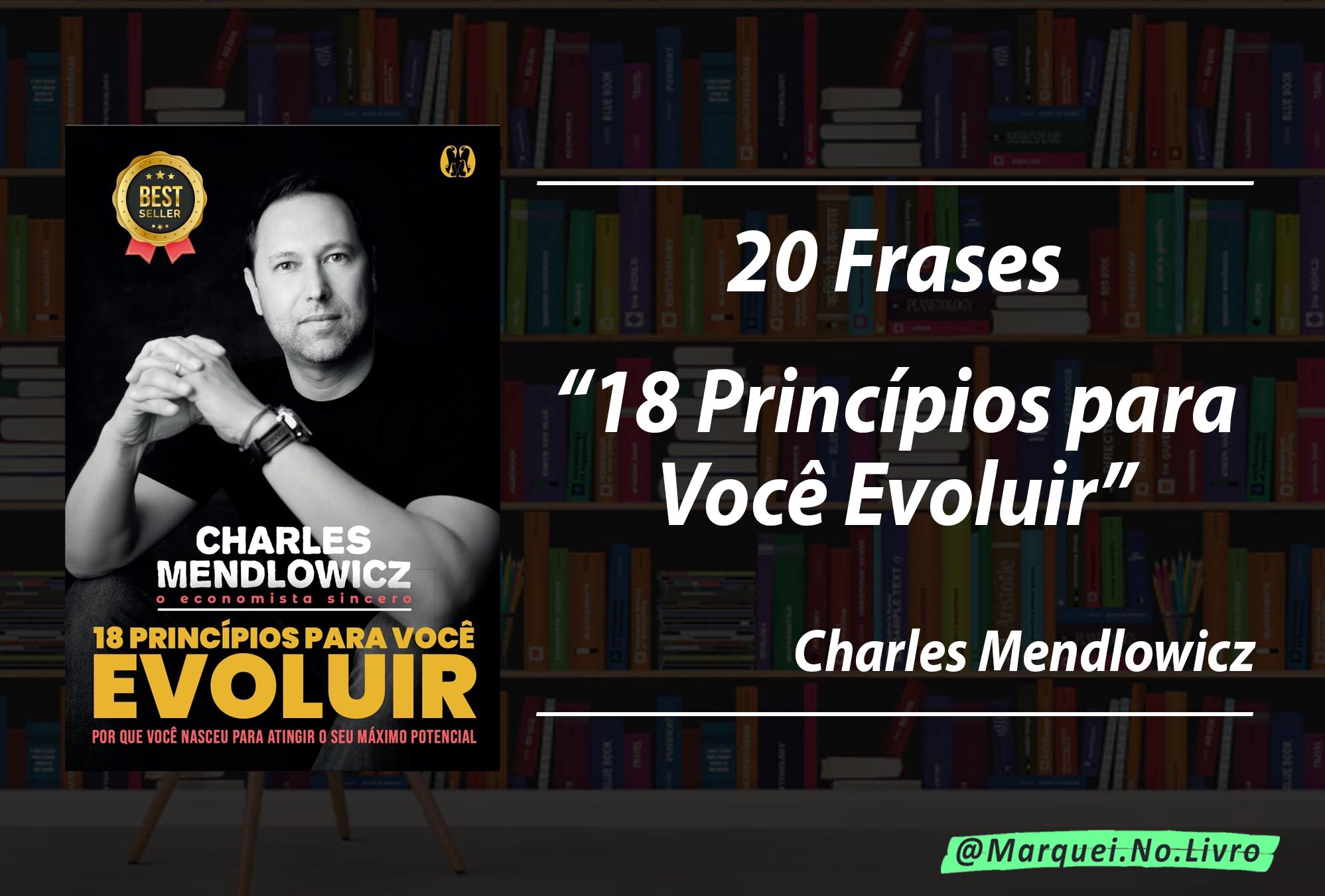 20 Frases do Livro "18 Princípios para Você Evoluir" de Charles Mendlowicz
